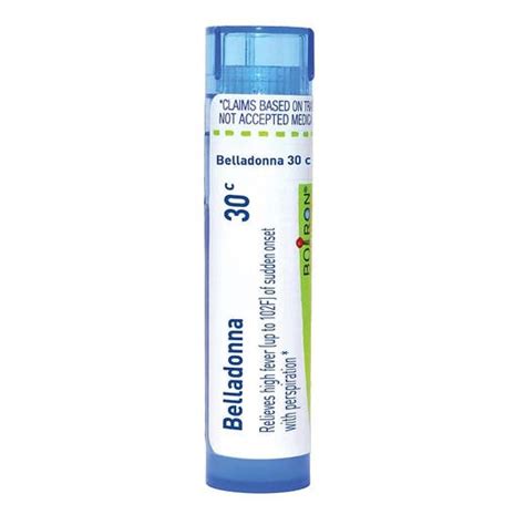 Belladonna 30c  by Boiron Homeopathy