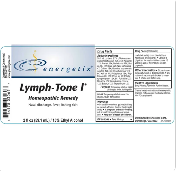 Lymph-Tone I Homeopathy